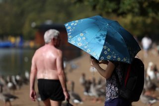 Le Royaume-Uni connait une vague de chaleur sans précédent pour un mois de septembre. En photo, Hyde Park à Londres.
